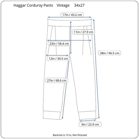 Vtg 90s Corduroy Pants Adult 36x29 Straight Fit 5-Pocket Stretch Pleated Mens - Picture 3 of 10